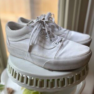 Vans Old Skool stacked White Women's size 7
